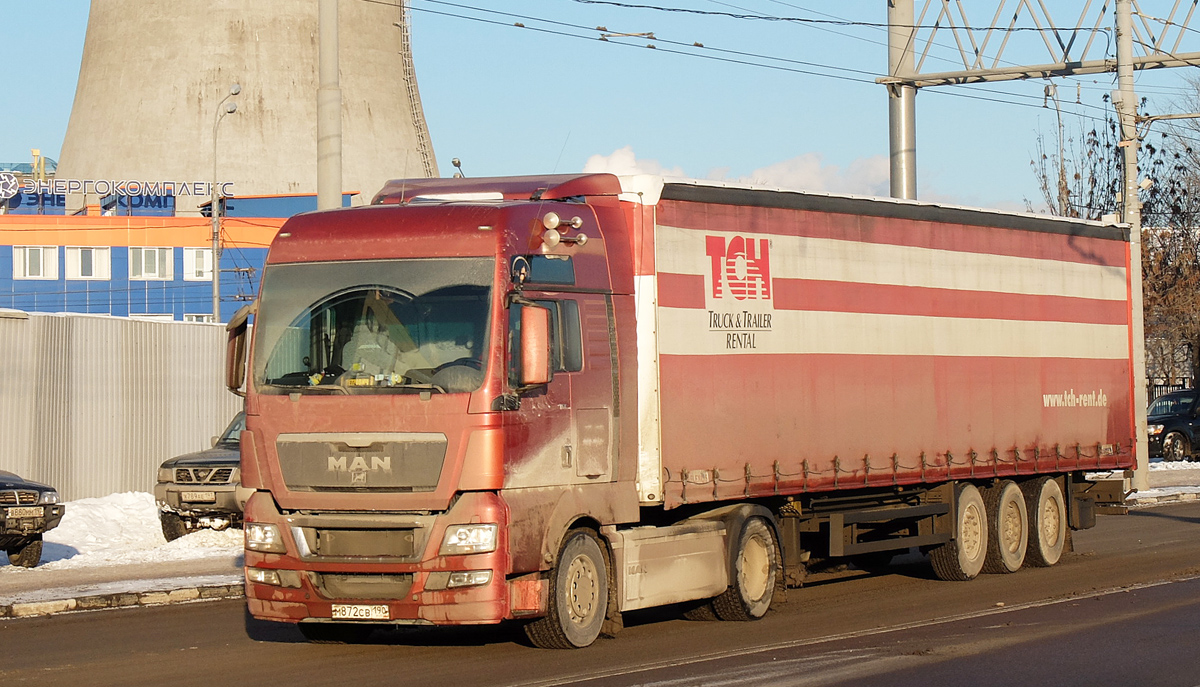 Московская область, № М 872 СВ 190 — MAN TGX ('2007) 18.400