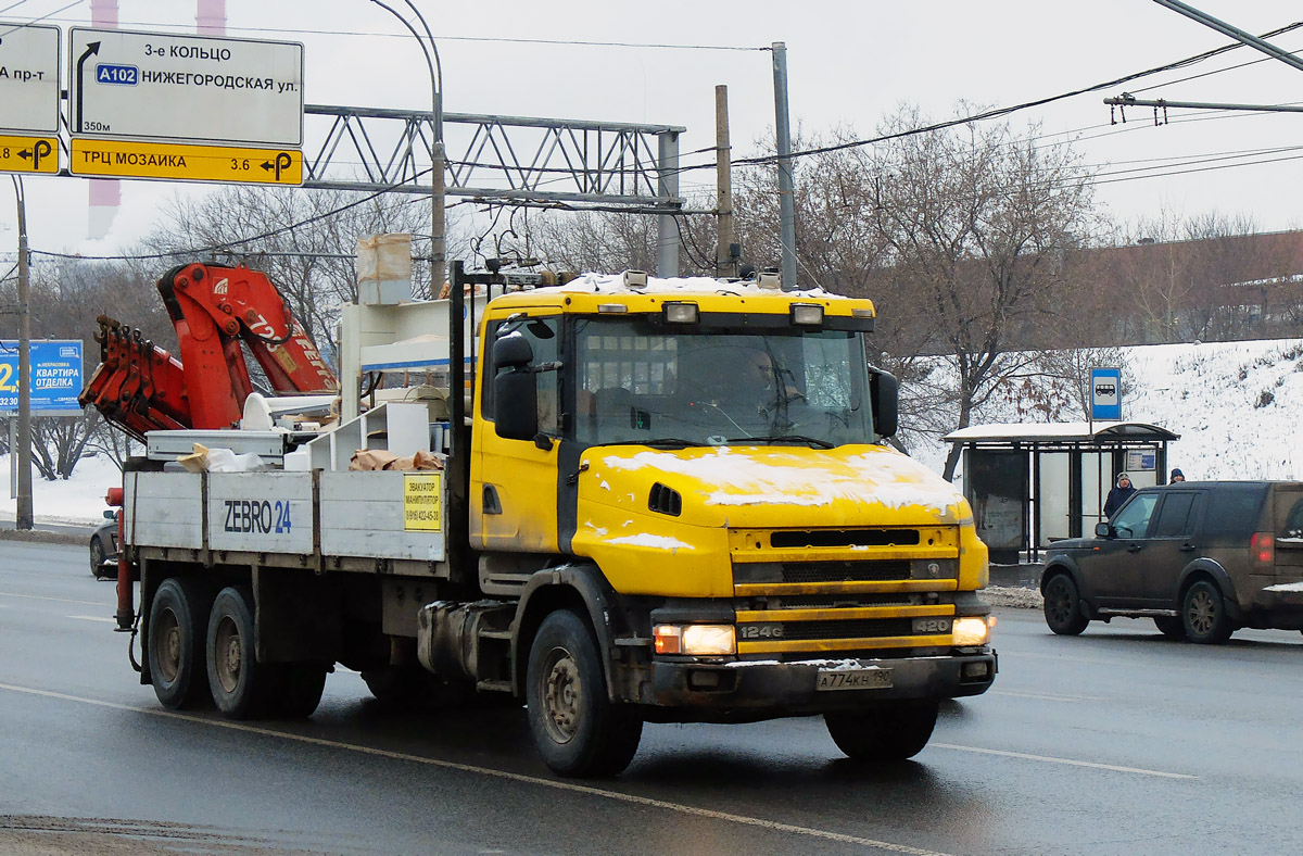 Московская область, № А 774 КН 190 — Scania ('1996) T-Series 124G