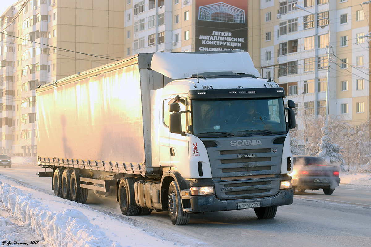 Новосибирская область, № В 124 УА 154 — Scania ('2004) G380