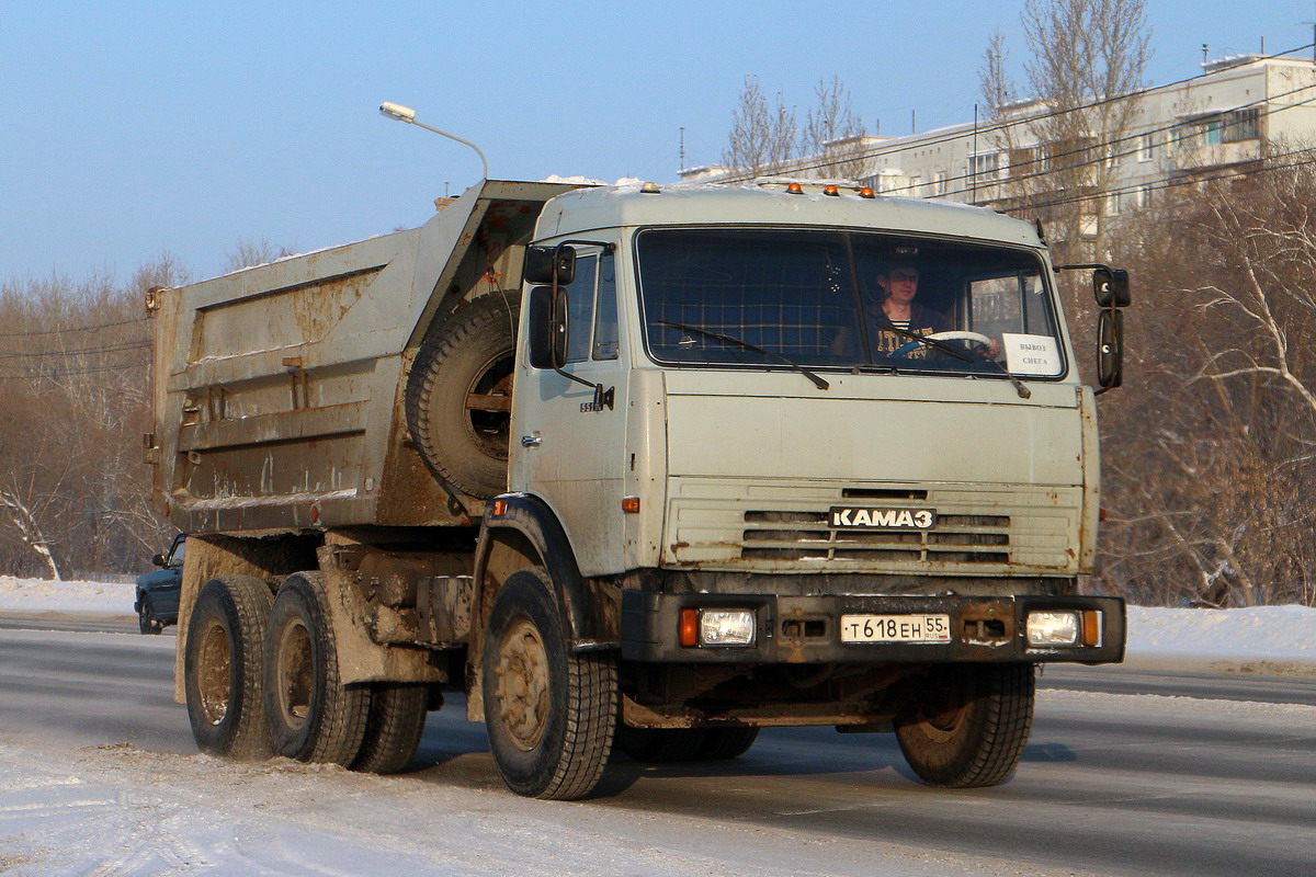 Омская область, № Т 618 ЕН 55 — КамАЗ-55111-02 [55111C]