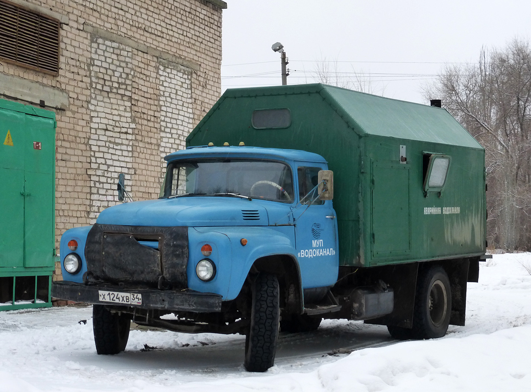 Волгоградская область, № Х 124 ХВ 34 — ЗИЛ-130 (общая модель)