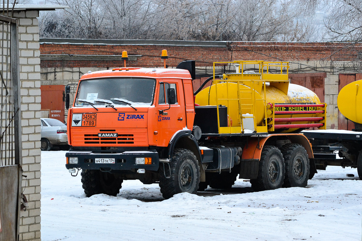 Волгоградская область, № А 413 ТК 134 — КамАЗ-43118-15 [43118R]