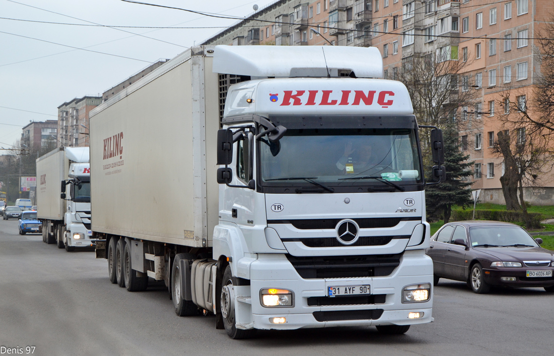 Турция, № 31 AYF 90 — Mercedes-Benz Axor 1840