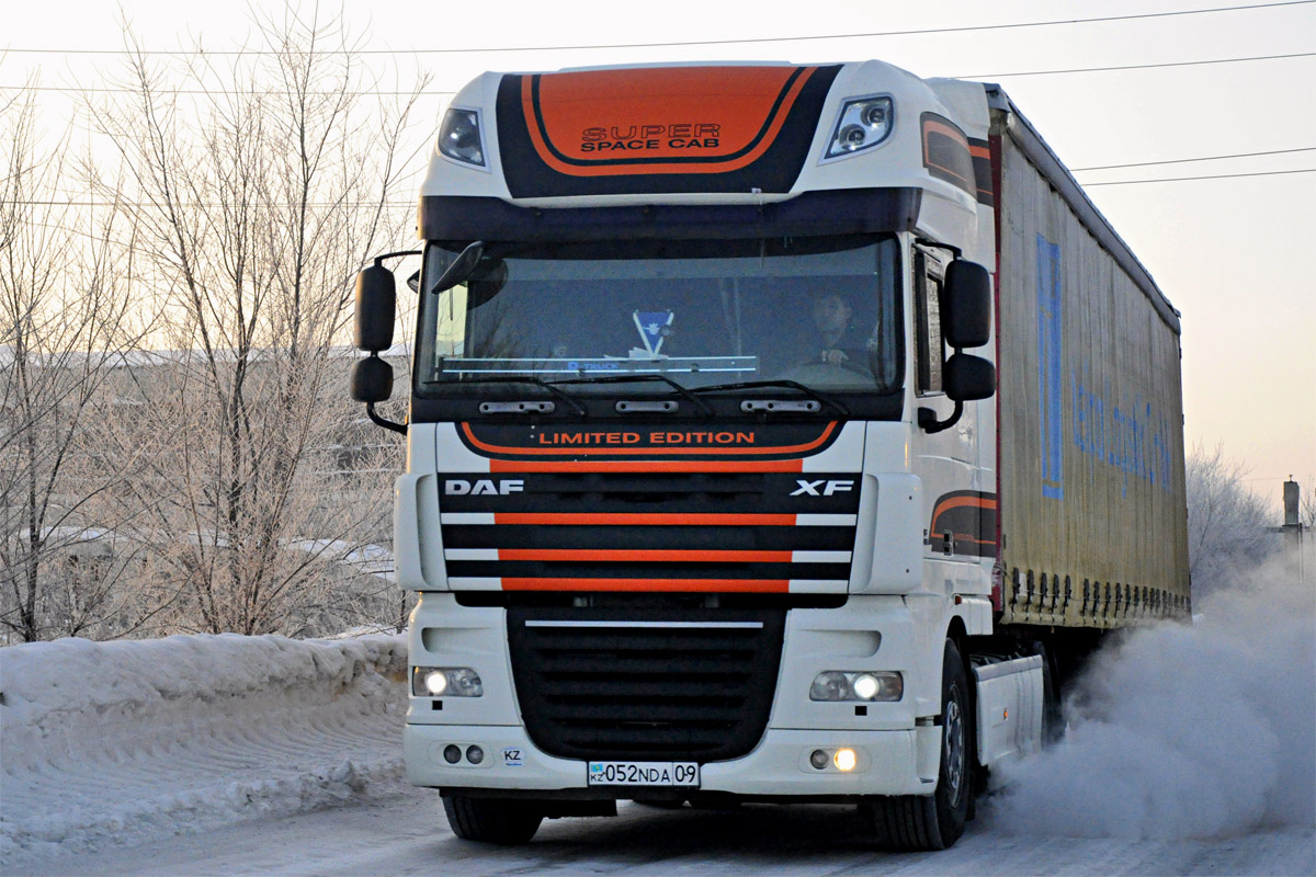 Карагандинская область, № 052 NDA 09 — DAF XF105 FT