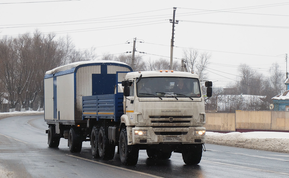 Нижегородская область, № О 988 КТ 152 — КамАЗ-43118-46