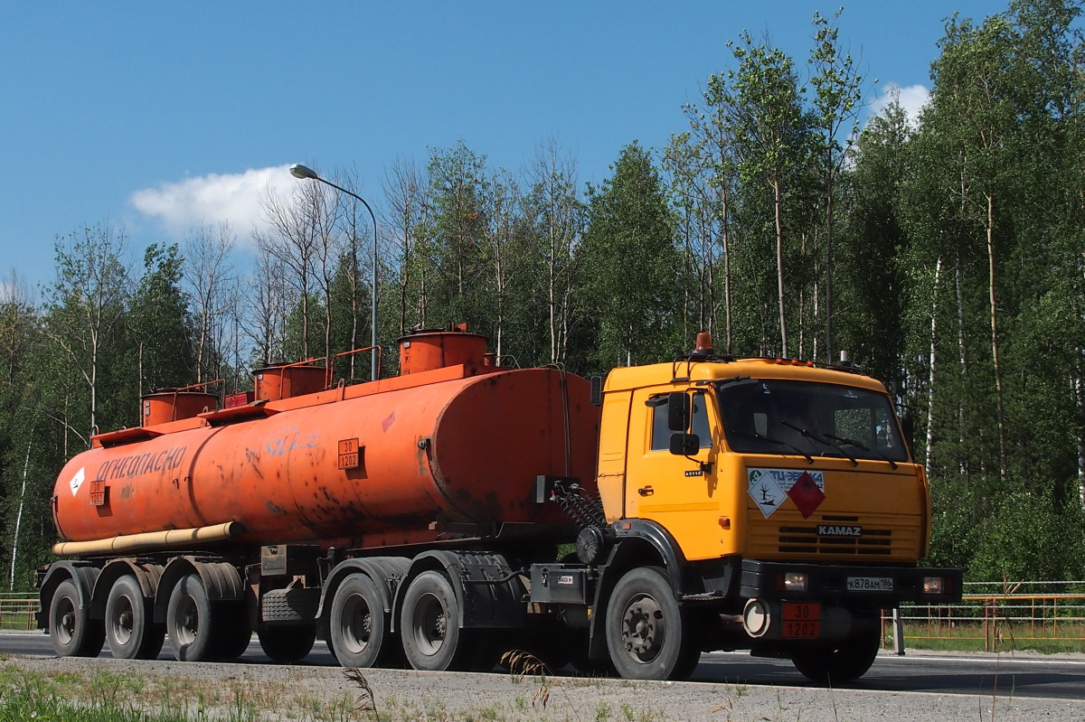 Ханты-Мансийский автоном.округ, № К 878 АМ 186 — КамАЗ-65116-N3