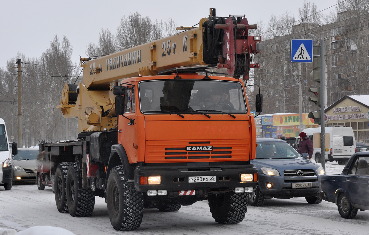 Омская область, № Р 280 ЕХ 55 — КамАЗ-43118-15 [43118R]