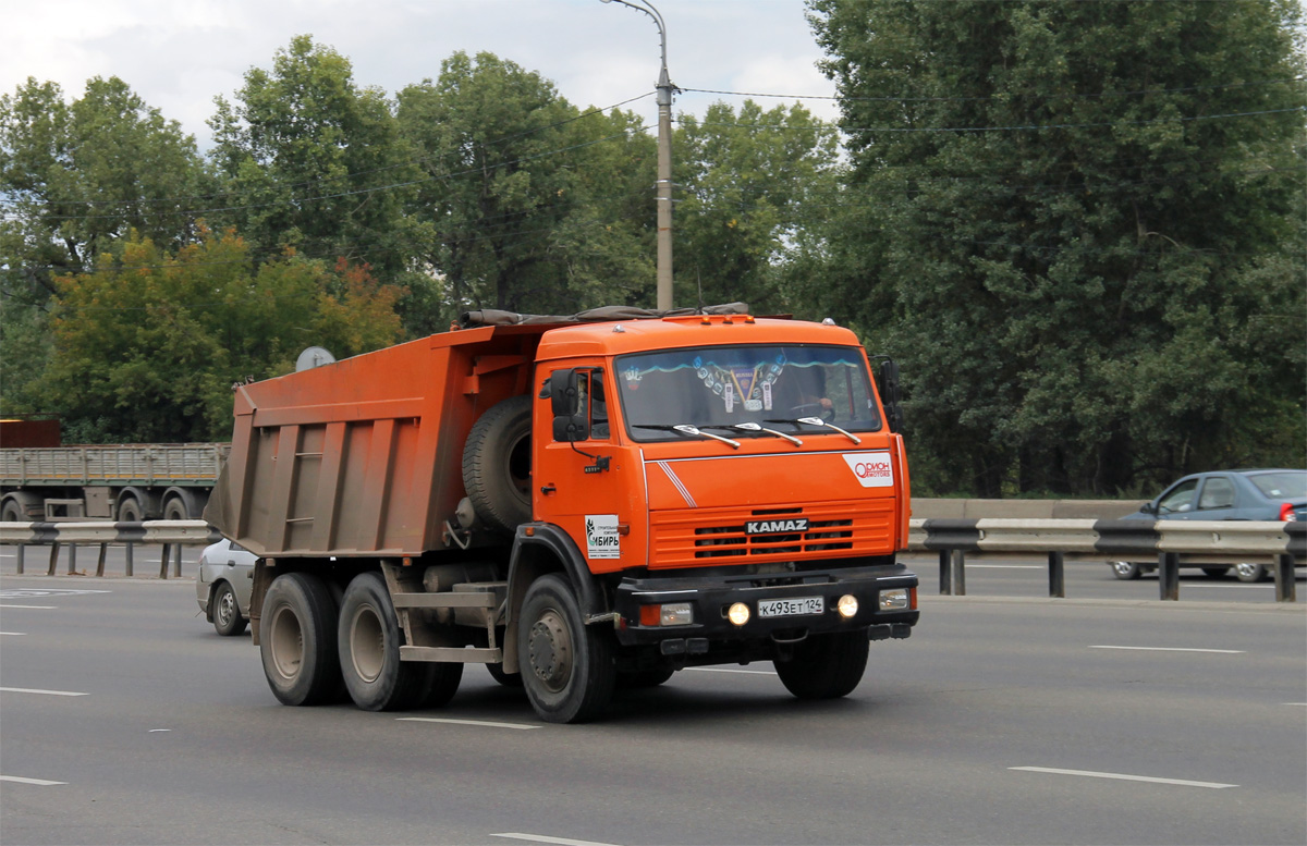 Красноярский край, № К 493 ЕТ 124 — КамАЗ-65115 [651150]