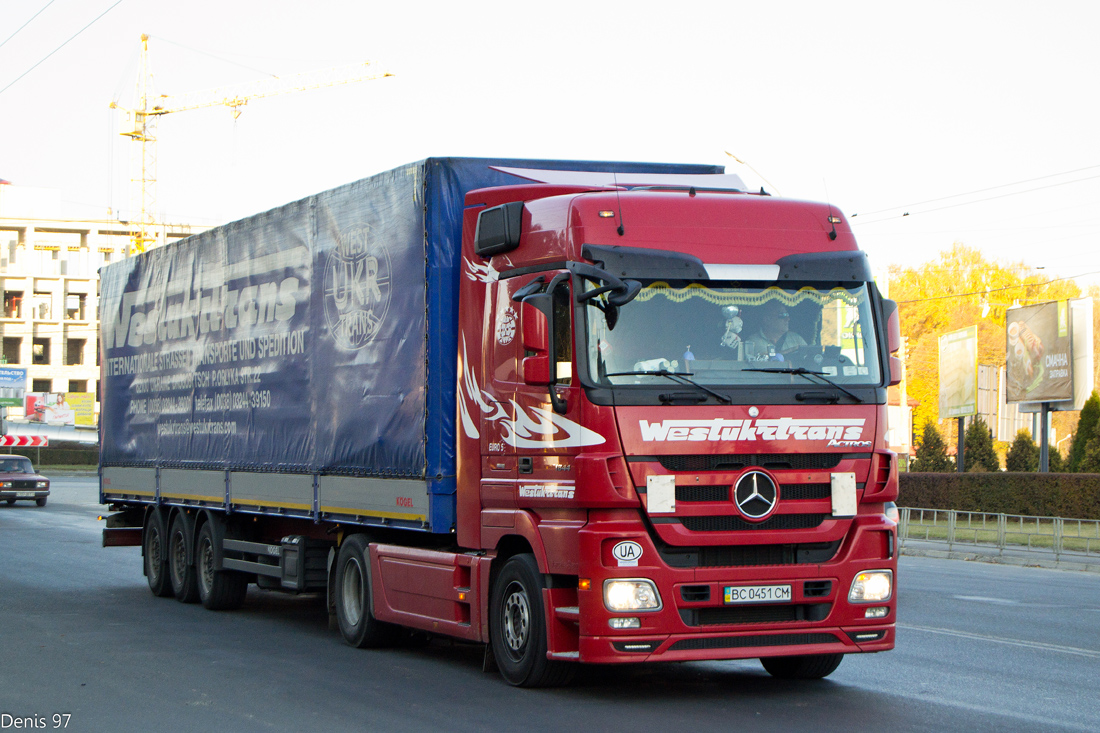 Львовская область, № ВС 0451 СМ — Mercedes-Benz Actros ('2009) 1844