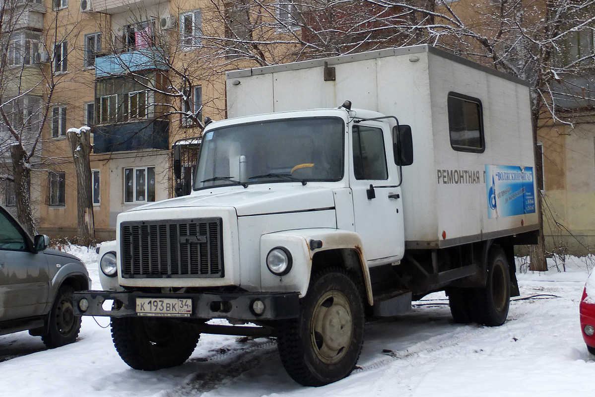 Волгоградская область, № К 193 ВК 34 — ГАЗ-3307