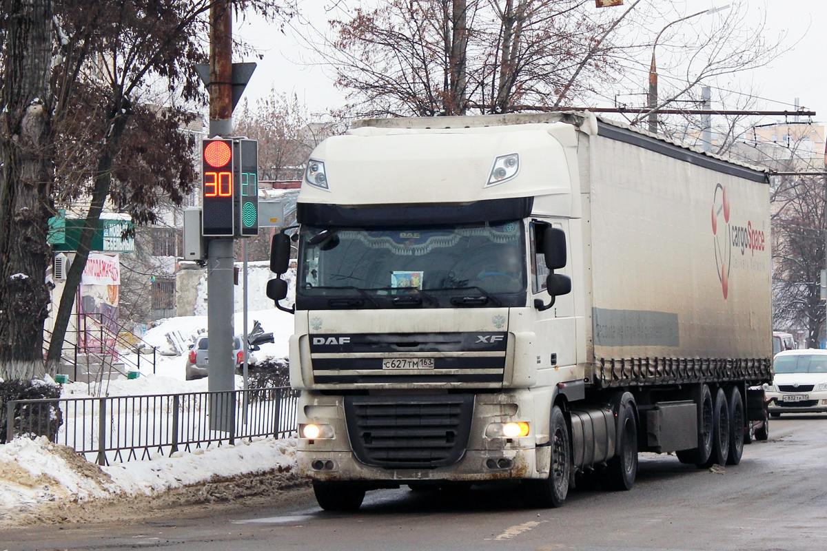 Самарская область, № С 627 ТМ 163 — DAF XF105 FT