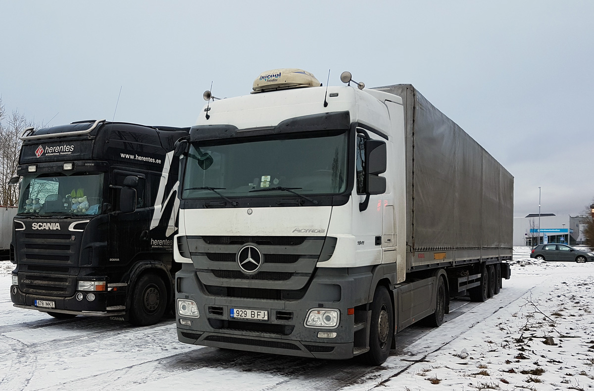 Эстония, № 929 BFJ — Mercedes-Benz Actros ('2009) 1841