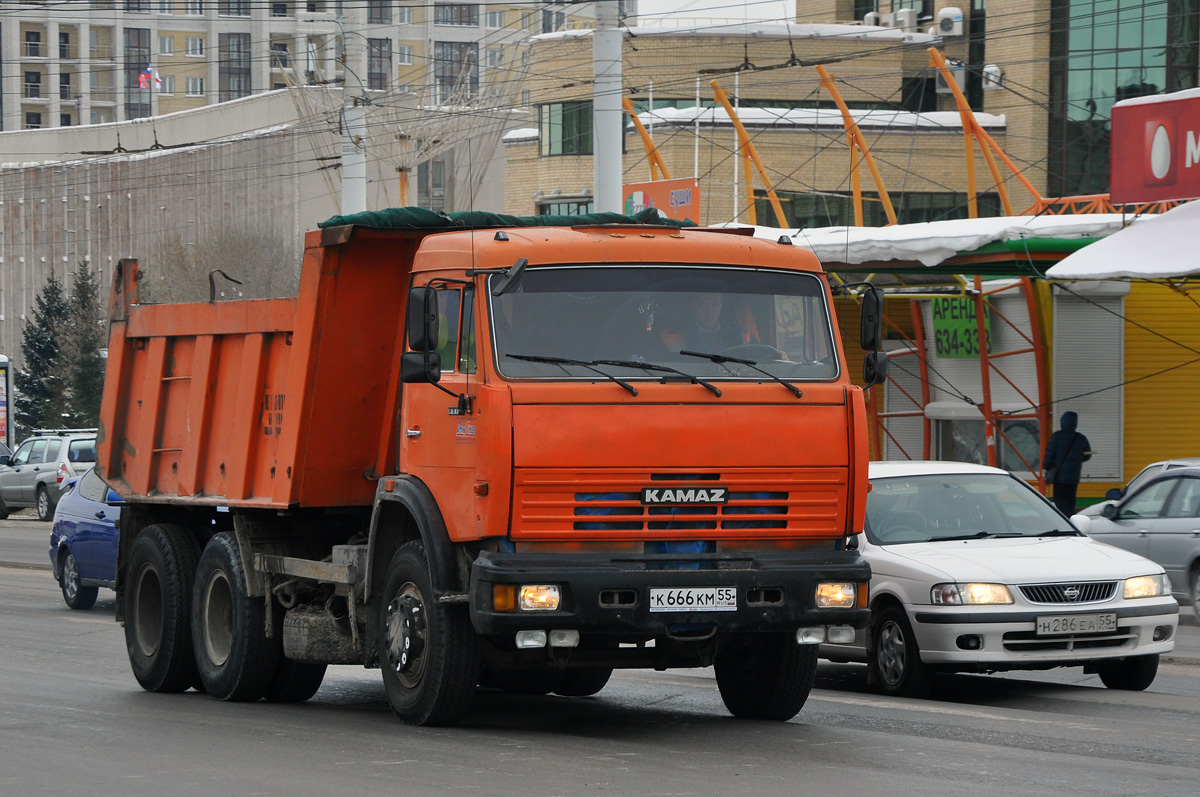 Омская область, № К 666 КМ 55 — КамАЗ-65115-D3