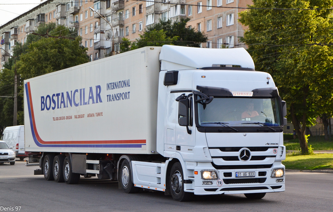 Турция, № 31 AG 933 — Mercedes-Benz Actros ('2009) 1844