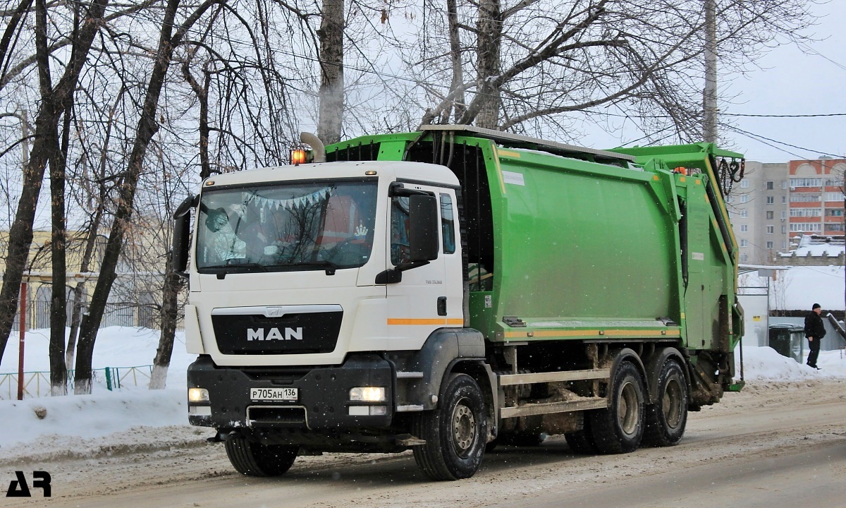 Воронежская область, № Р 705 АН 136 — MAN TGS ('2007) 33.360