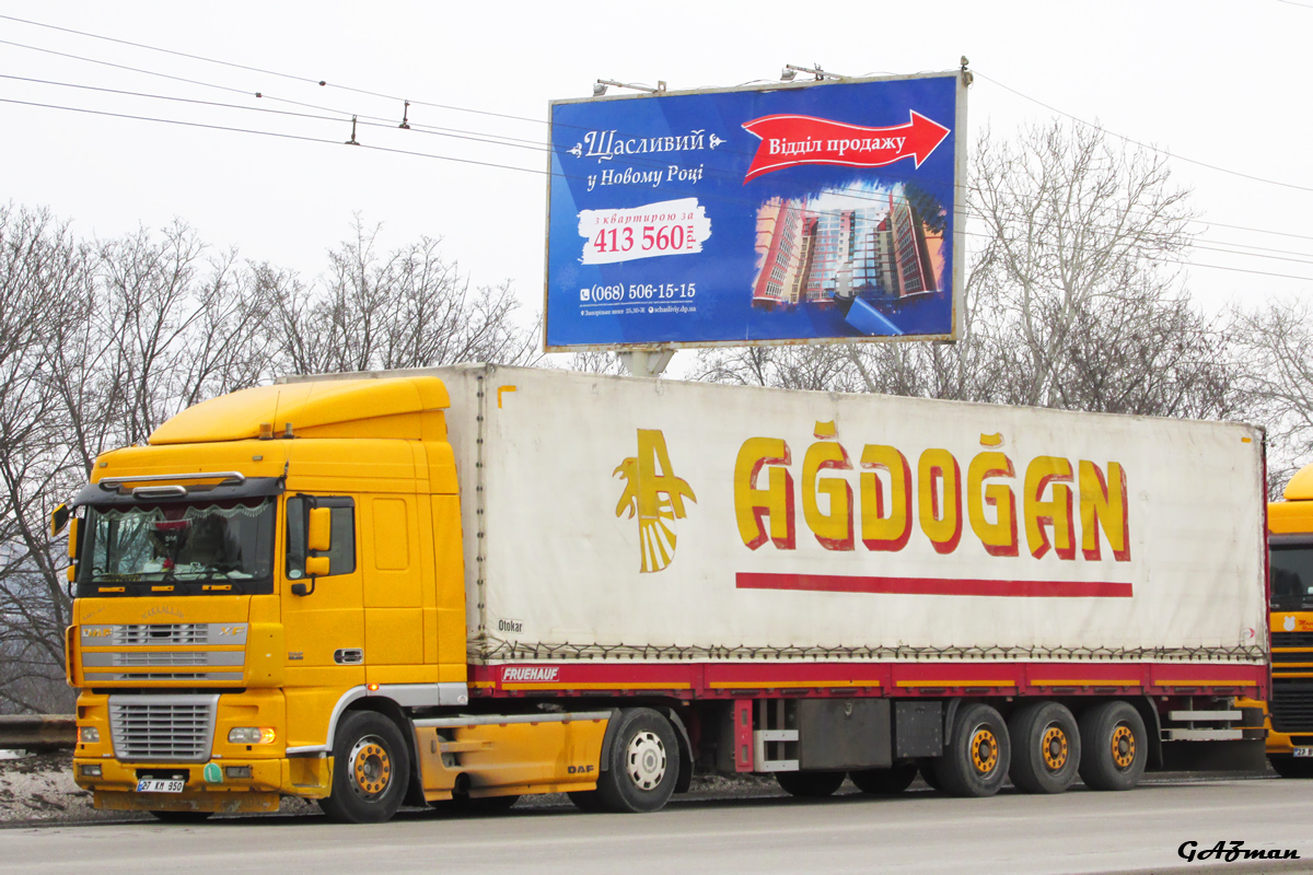 Турция, № 27 KM 350 — DAF XF95 FT