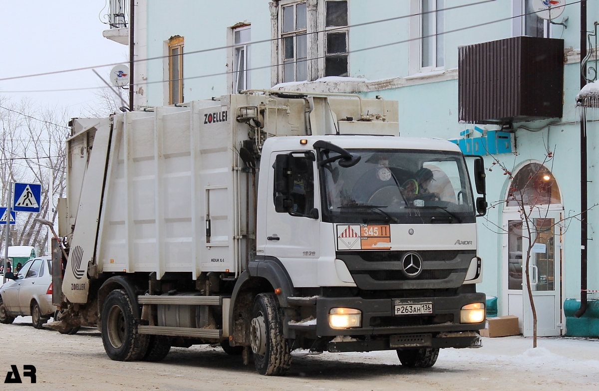 Тамбовская область, № Р 263 АН 136 — Mercedes-Benz Axor (общ.м)