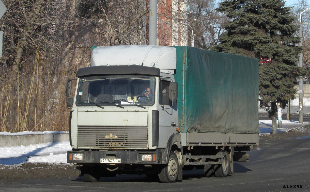 Днепропетровская область, № АЕ 7678 СА — МАЗ-437040 "Зубрёнок"