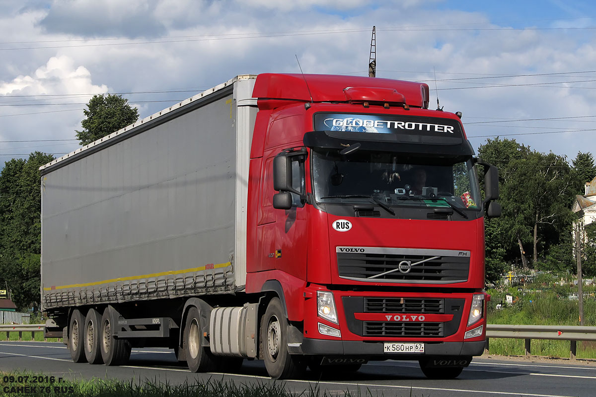 Смоленская область, № К 580 НР 67 — Volvo ('2008) FH.420