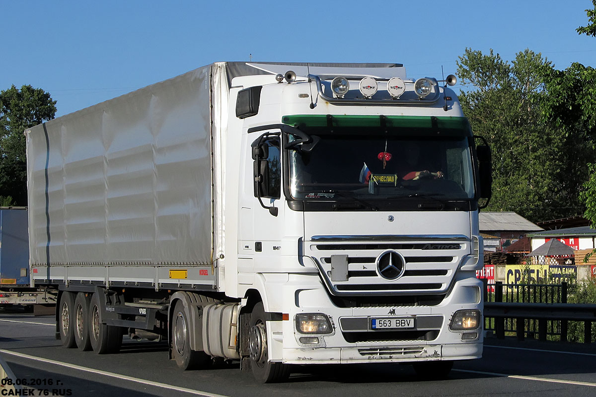 Эстония, № 563 BBV — Mercedes-Benz Actros ('2003) 1841