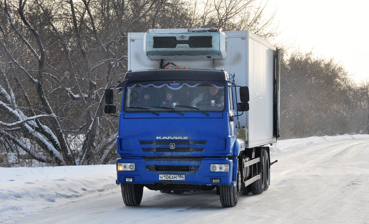 Ханты-Мансийский автоном.округ, № Н 106 АМ 186 — КамАЗ-65117-N3