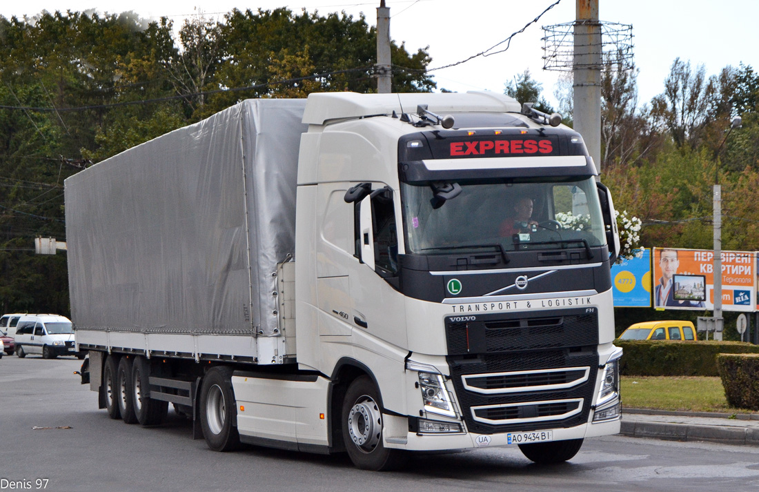 Закарпатская область, № АО 9434 ВІ — Volvo ('2012) FH.460