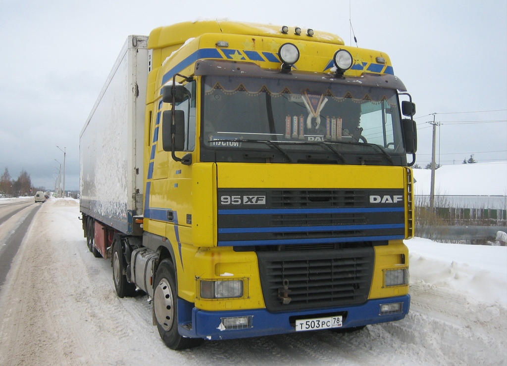 Санкт-Петербург, № Т 503 РС 78 — DAF 95XF FT