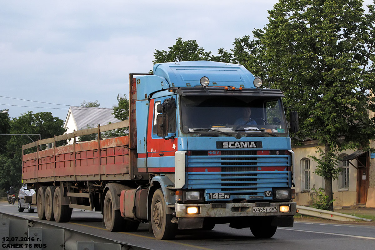 Смоленская область, № О 455 НК 67 — Scania (II) R142M