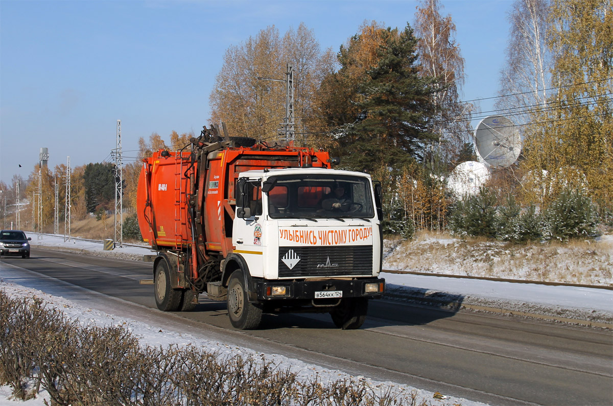 Красноярский край, № В 564 КК 124 — МАЗ-5337A2