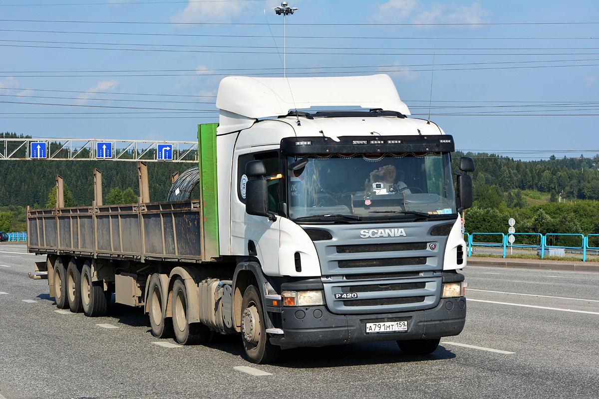 Пермский край, № А 791 МТ 159 — Scania ('2004) P420