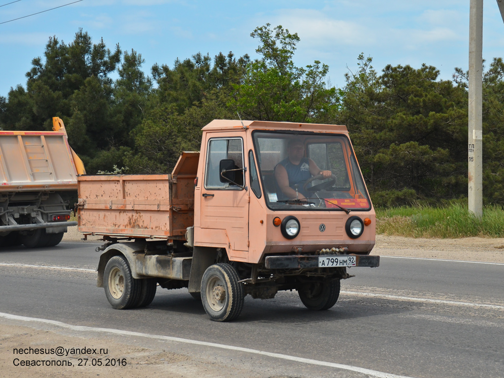 Севастополь, № А 799 НМ 92 — Multicar M25 (общая модель)