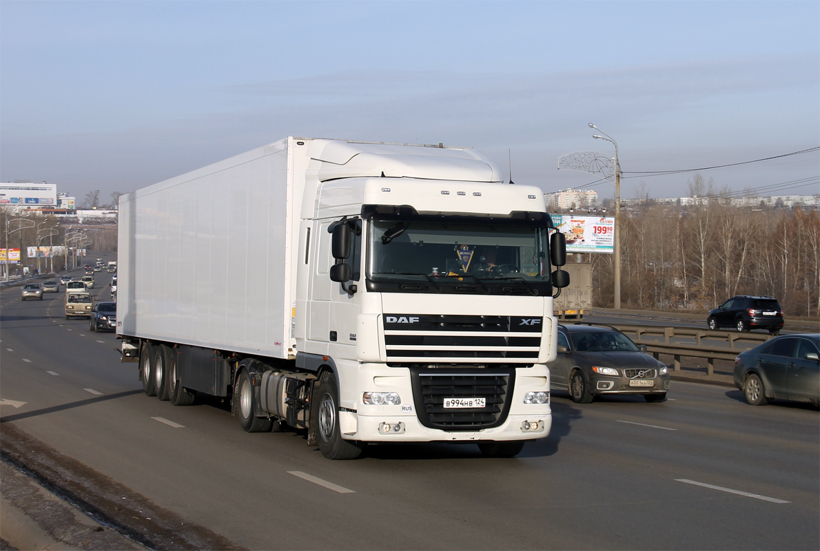 Красноярский край, № В 994 НВ 124 — DAF XF105 FT