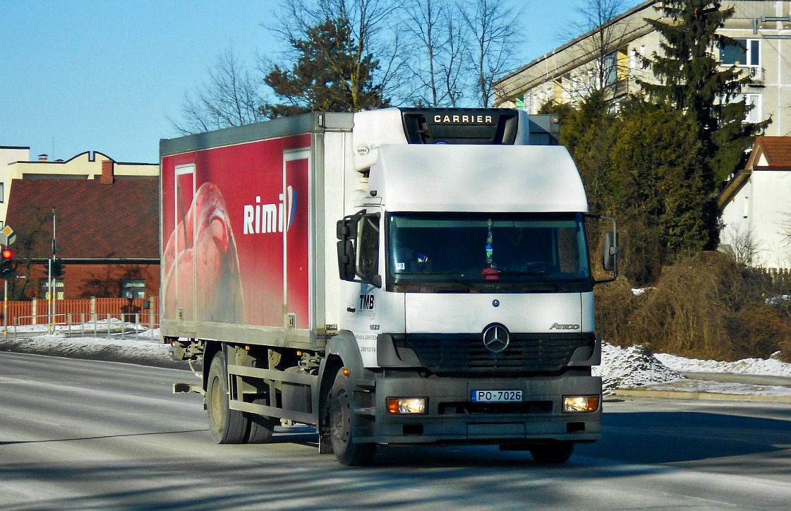 Латвия, № PO-7026 — Mercedes-Benz Atego 1823