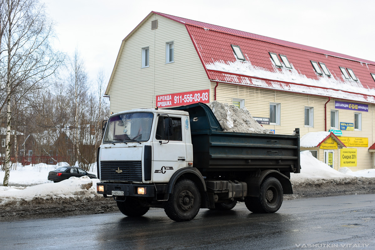 Архангельская область, № Е 489 ОО 29 — МАЗ-555102