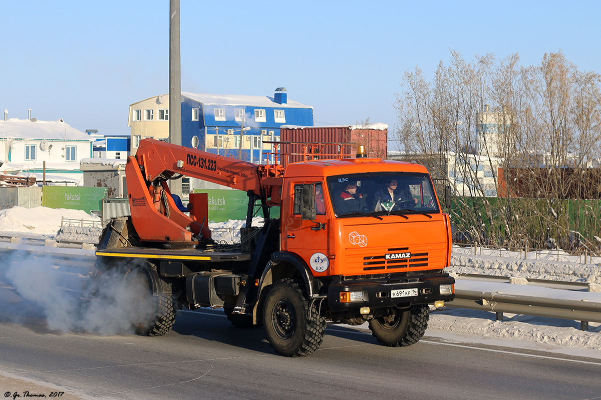 Саха (Якутия), № К 691 КР 14 — КамАЗ-4326-15 [43260R]