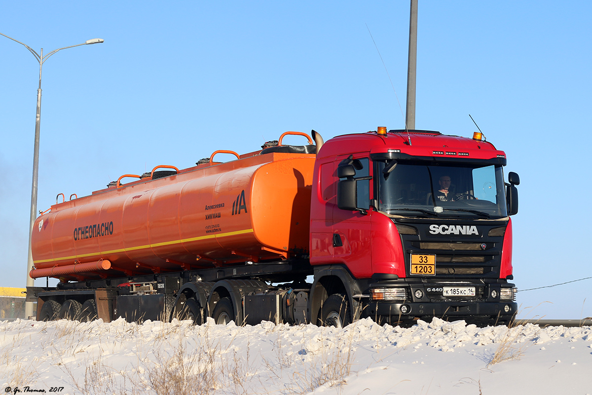 Саха (Якутия), № К 185 КС 14 — Scania ('2013) G440