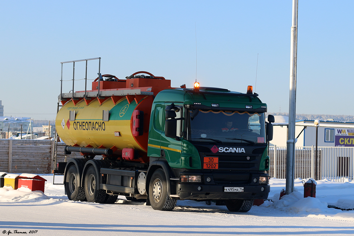 Саха (Якутия), № К 495 МА 14 — Scania ('2011) P400