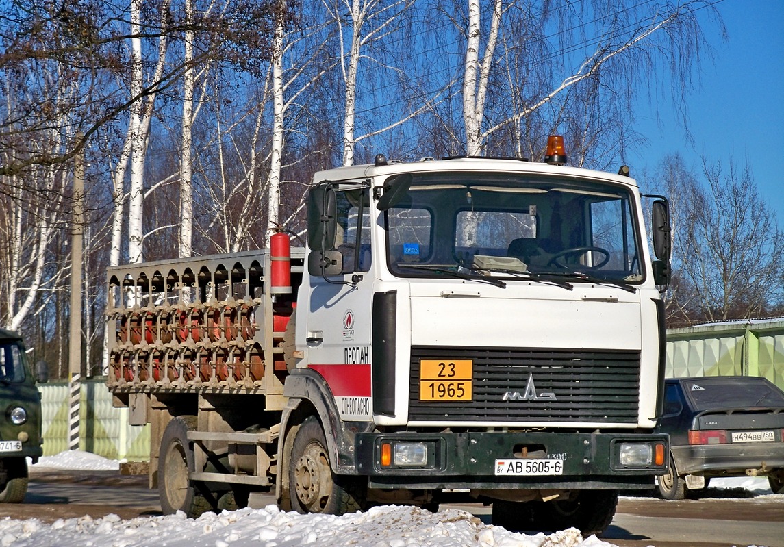 Могилёвская область, № АВ 5605-6 — МАЗ-4570 (общая модель)