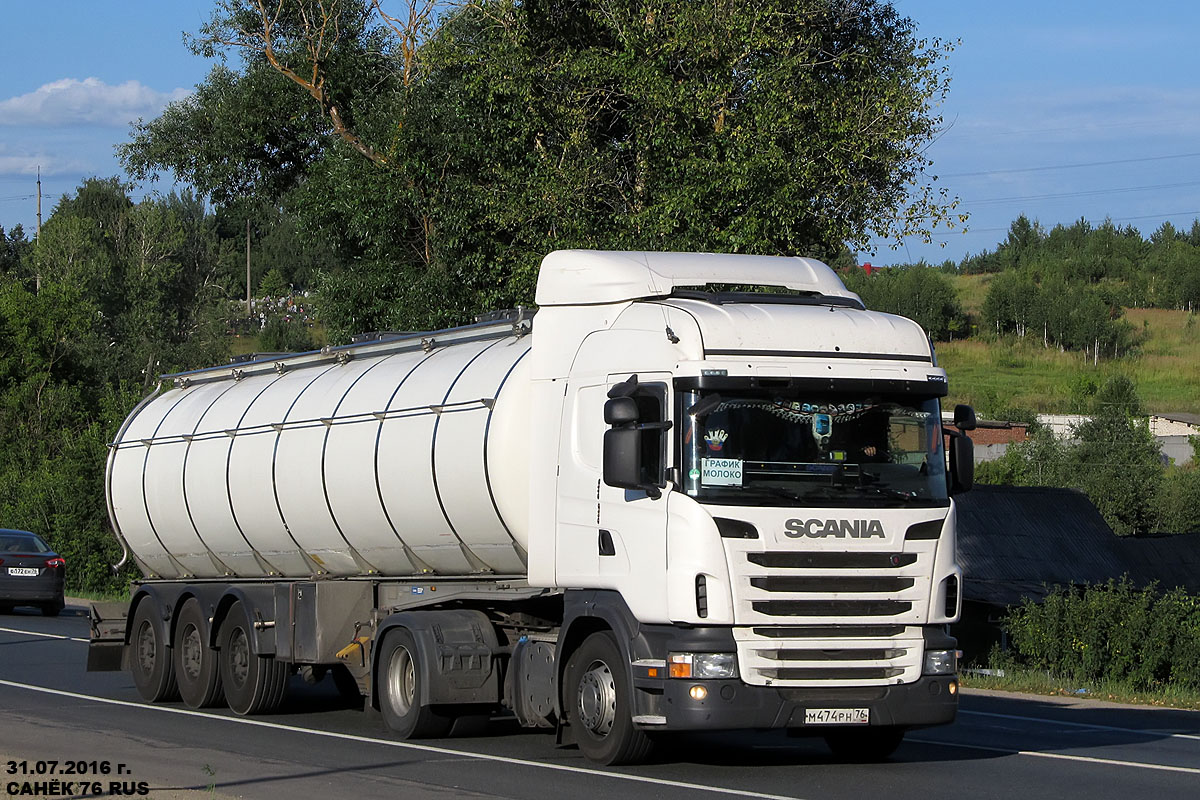 Ярославская область, № М 474 РН 76 — Scania ('2009) G420