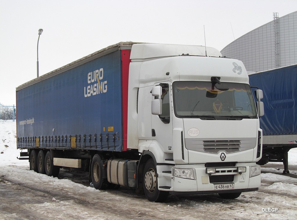 Смоленская область, № Е 436 НВ 67 — Renault Premium ('2006)