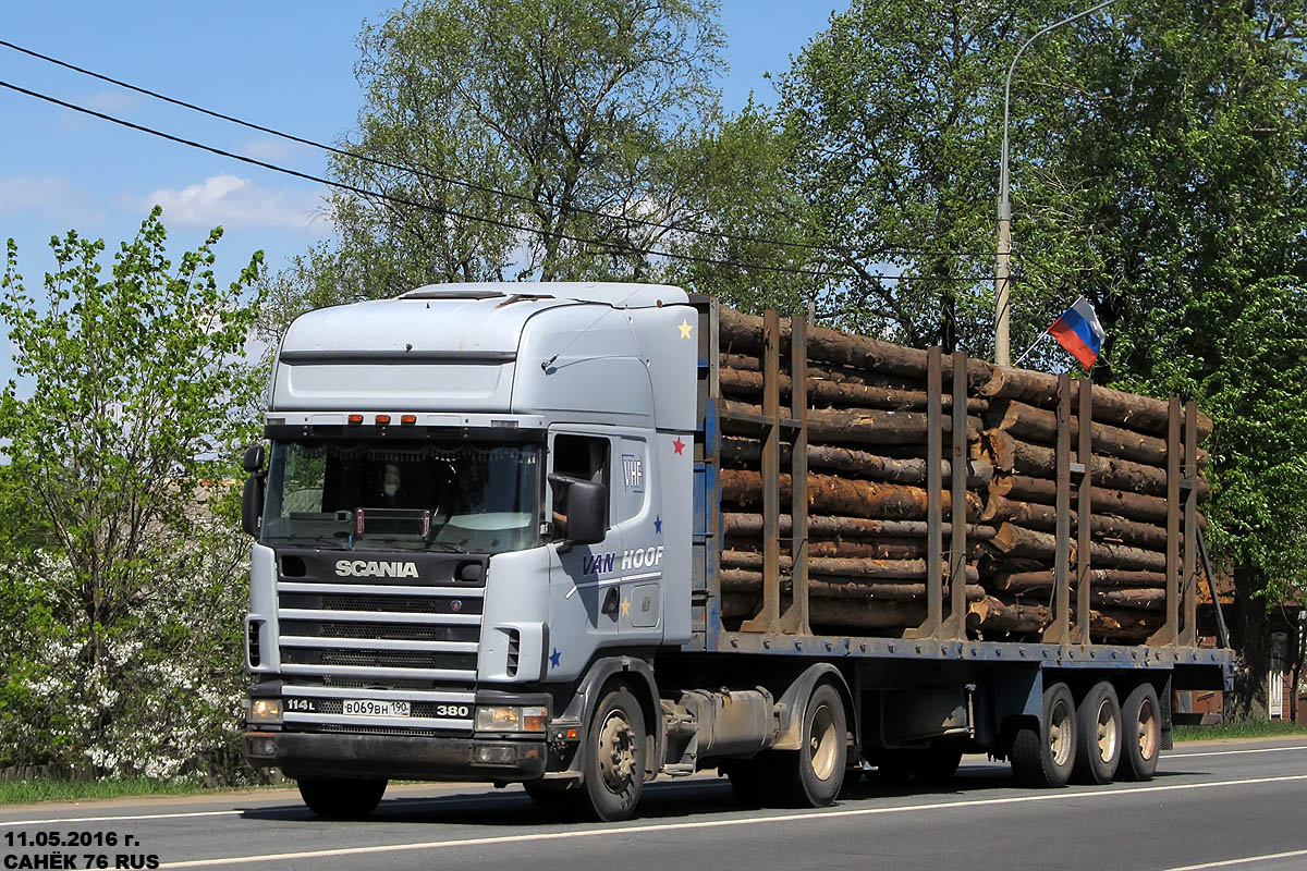 Московская область, № В 069 ВН 190 — Scania ('1996) R114L