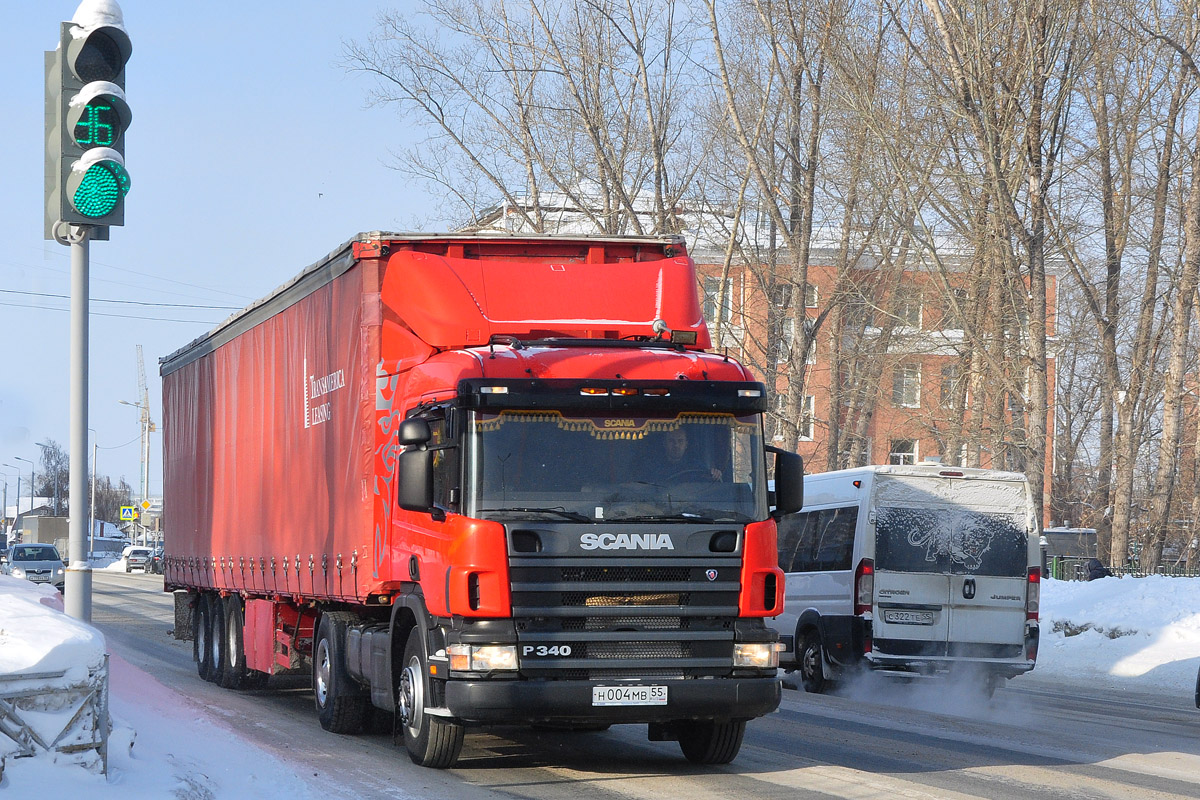 Омская область, № Н 004 МВ 55 — Scania ('2004) P340