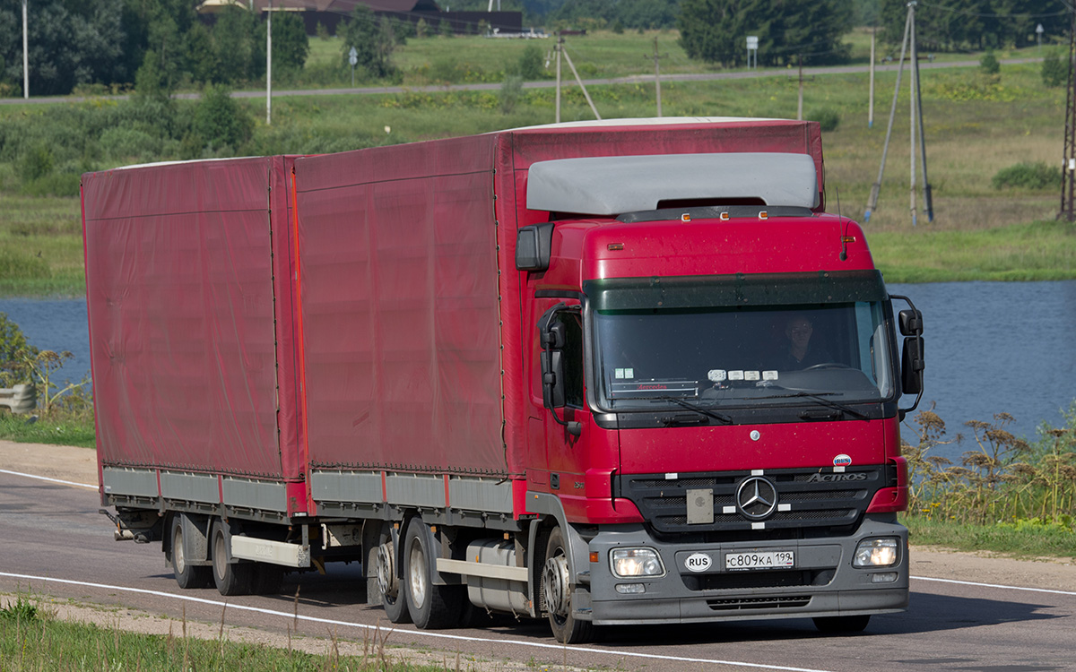 Москва, № С 809 КА 199 — Mercedes-Benz Actros ('2003) 2541