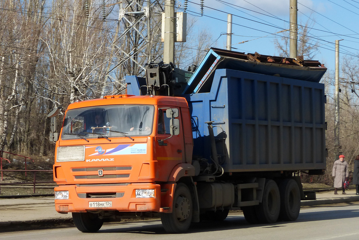 Волгоградская область, № В 118 МК 134 — КамАЗ-65115-42