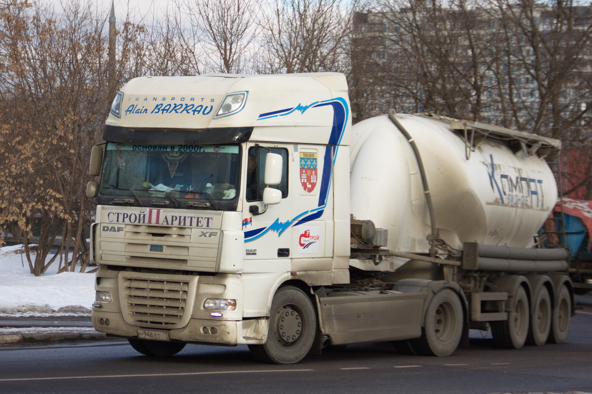 Москва, № Н 946 ЕО 77 — DAF XF105 FT