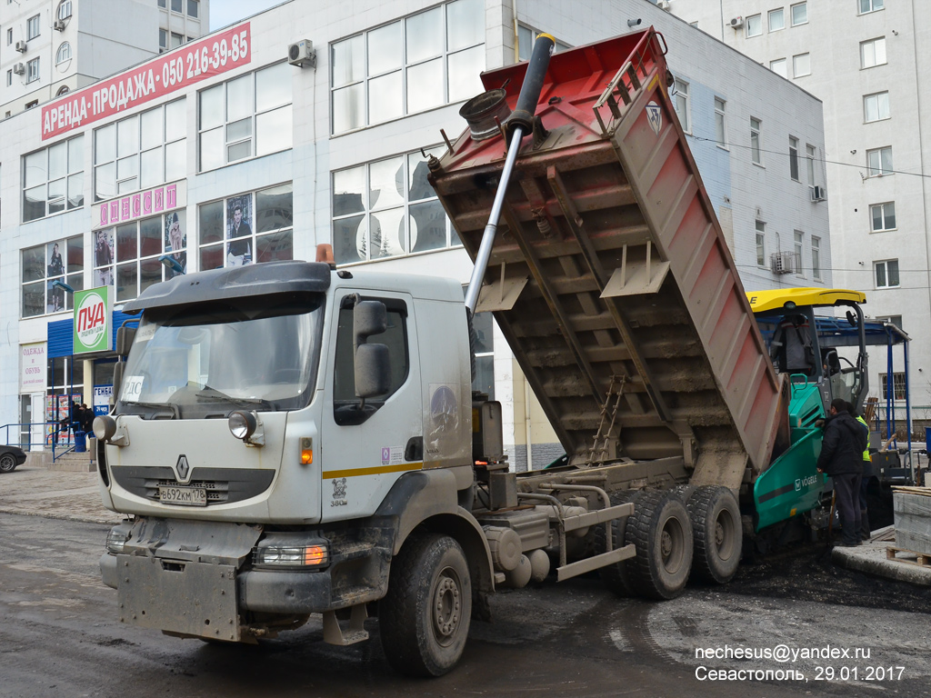 Санкт-Петербург, № В 692 КМ 178 — Renault Kerax [X9P]