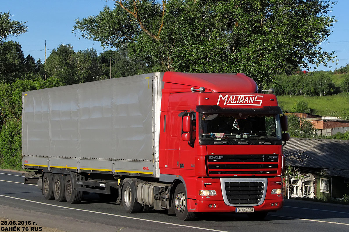 Польша, № BI 4252J — DAF XF105 FT