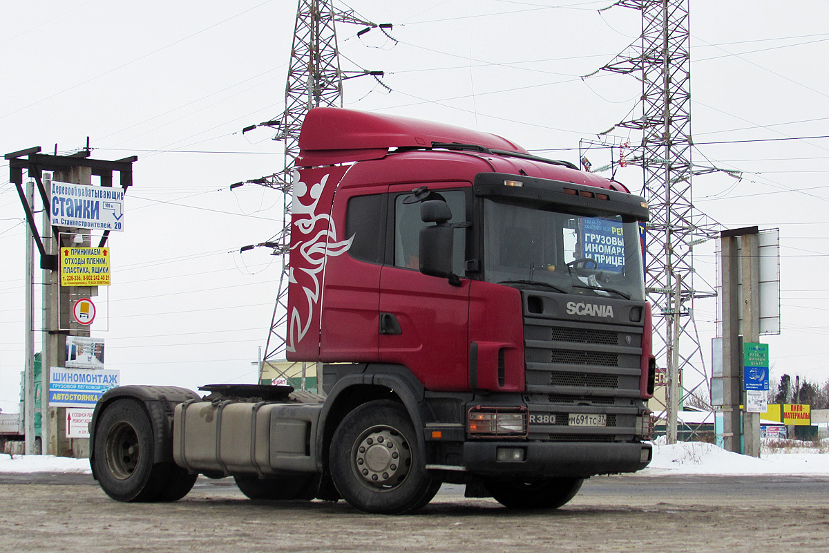 Ивановская область, № М 691 ТС 37 — Scania ('1996) R380