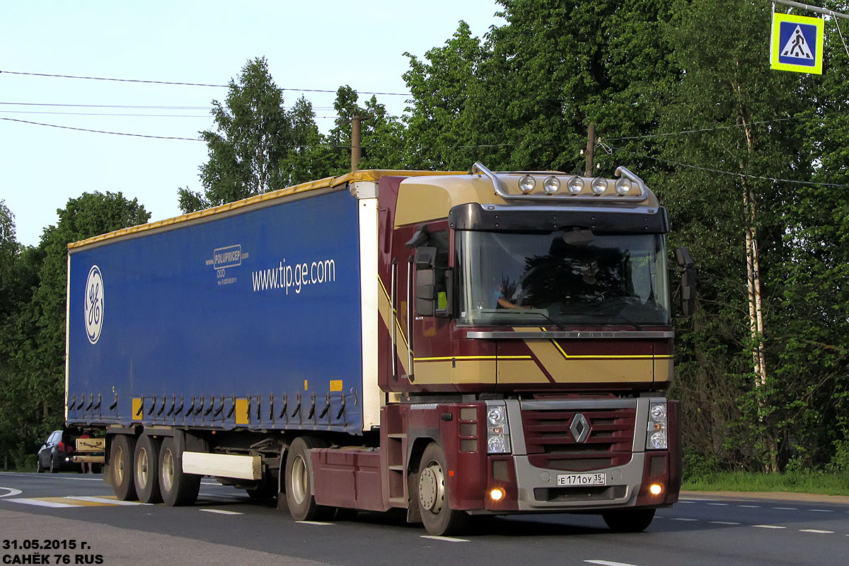 Вологодская область, № Е 171 ОУ 35 — Renault Magnum ('2008)