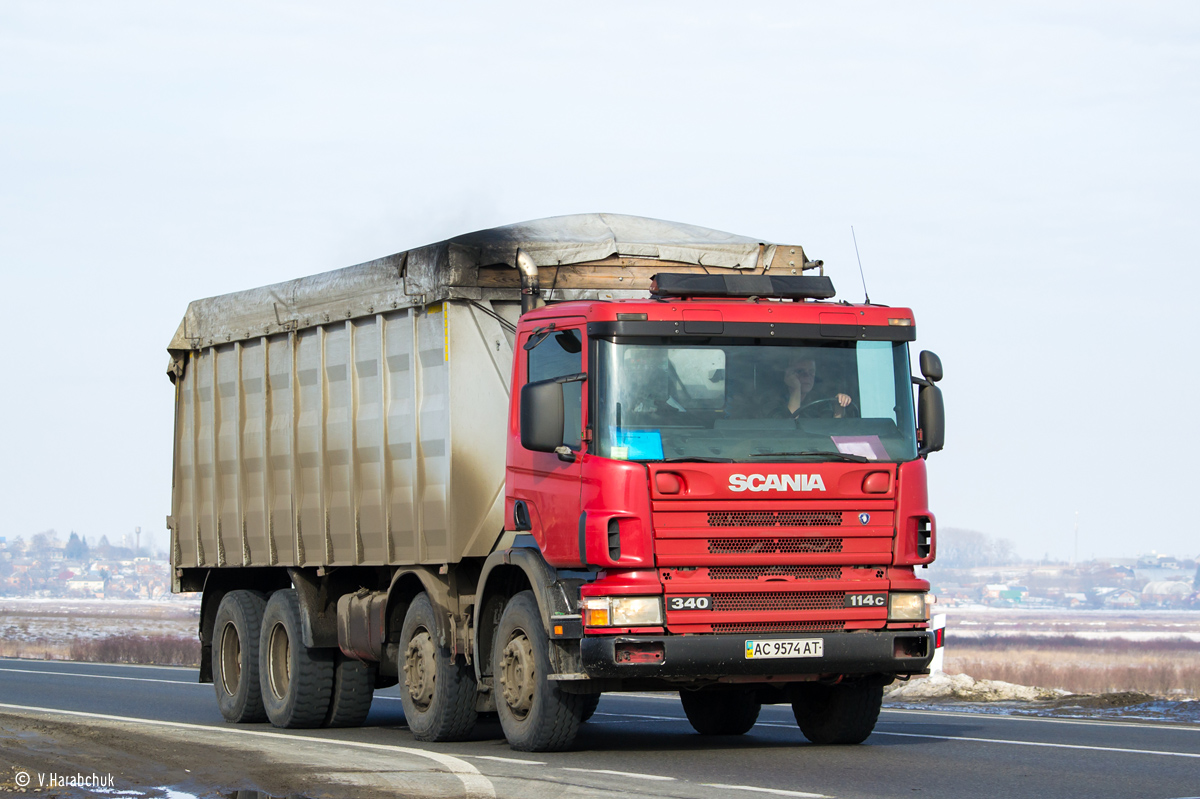 Волынская область, № АС 9574 АТ — Scania ('1996) P114C